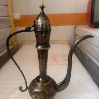 گلاب پاش تمام برنج تمام قلم عتیقه قدیمی|کلکسیون اشیاء عتیقه|یزد, |دیوار