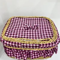 سبد حصیری پارچه ای|صنایع دستی و سایر لوازم تزئینی|رشت, فلسطین|دیوار