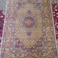 فروش دو تخته قالیچه تمام ابریشم دست بافت