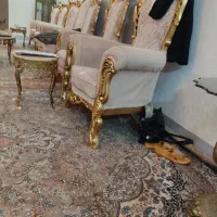 مبل سلطنتی 9نفره|مبلمان خانگی و میز عسلی|قم, باجک دو|دیوار