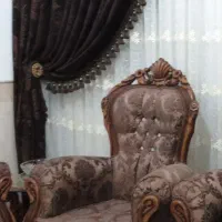 فروش پرده و والان پرده سالم و تمیز|پرده، رانر، رومیزی|قم, زاویه|دیوار