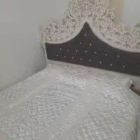 تختخواب دونفره باتشک طبی وسالم درحدنو|تخت و سرویس خواب|تویسرکان, |دیوار