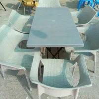 صندلی حصیری پایه فلزی مدل آیدا