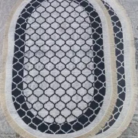 فرش بیضی جفت