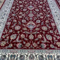 فرش 9 متری/ 700 شانه/ تمام نخ/ تولید کاشان|فرش|بوشهر, |دیوار