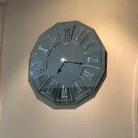 ساعت دیواری اینه ای نو