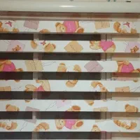 پرده زبرا|پرده، رانر، رومیزی|رشت, شهرک شهید مفتح|دیوار