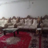 مبل سلطنتی۷ نفره|مبلمان خانگی و میز عسلی|ازنا, |دیوار