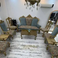 مبل کلاسیک سلطنتی ۹ نفره در حد نو