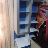 کمد لباس و ویترین و‌کتابخانه|جاکفشی، کمد، دراور|محمدیه-قزوین, |دیوار