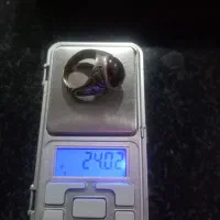 انگشتر نقره لعل