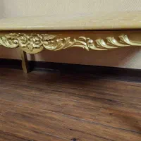 میز سنگی با پایه چوبی|مبلمان خانگی و میز عسلی|اصفهان, گلزار|دیوار