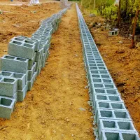 بنایی بلوک چینی دیوار چینی سیمانکاری