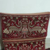 پشتی دست بافت خوش بافت نقش اهو