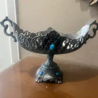 ۲ عددظروف پذیرایی (کشکول و ظرف گرد پیوتر)