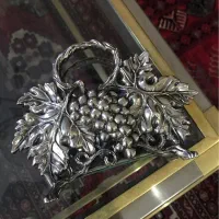 جادستمال نوربلین سیلورپلیت انگلیسی انتیک مارکدار|کلکسیون اشیاء عتیقه|تهران, سهروردی|دیوار