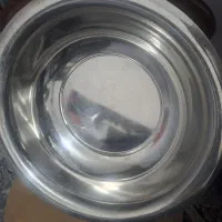 لگن استیل بزرگ.