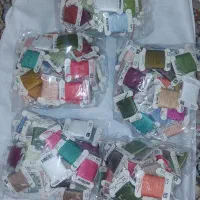 لوازم هنری بوبین نخ کوبلن گلدوزی خرج کار رنگ
