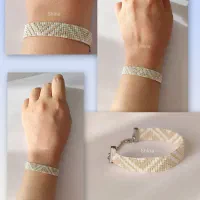 دستبند میوکی و سنتی هندی قجری بدلیجات استیل پابند