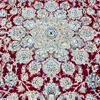 قالی نائین لاکی اصل|فرش|اصفهان, نقش جهان|دیوار