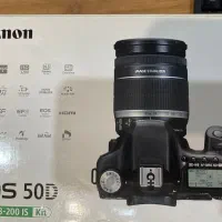 دوربین کنون Canon 50D لنز ۲۰۰ ۱۸|دوربین عکاسی و فیلم‌برداری|قم, هنرستان|دیوار