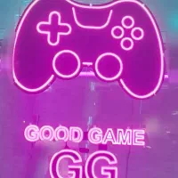 تابلو نئونی دسته گیمنت (بزرگ)