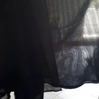 یک قواره چادر مشکی کرپ حریر نو