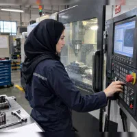 اپراتور دستگاه سی ان سی خانم