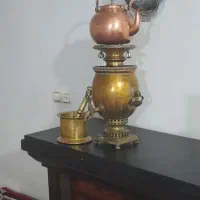 سماور زغالی قدیمی شش لیتر|سماور، چای‌ساز، قهوه‌ساز|مراغه, |دیوار