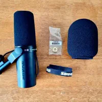 میکروفون شور shure sm7db همراه کارت صدا و پایه