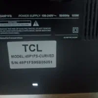 ال ای دی هوشمند ۴۸ اینچ TCL منحنی همراه میز