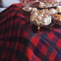 کرسی چوبی همراه لحاف، میز، هیتر بالشت|بخاری، هیتر، شومینه|کرج, جهان‌شهر|دیوار