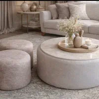 دو عدد میز عسلی و جلو مبلی نو|مبلمان خانگی و میز عسلی|اراک, |دیوار