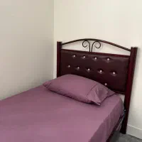 تخت فلزی و تشک(یک نفره)