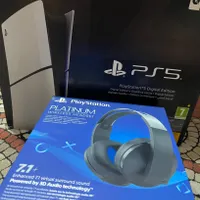 Ps 5 slim / پلی استیشن با هدفون سونی