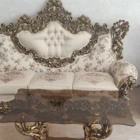 مبل 9 نفره با سه میز عسلی