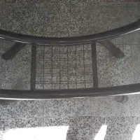 میز جلو مبلی شیشه ی اداری