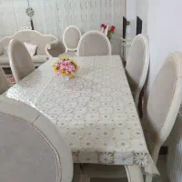 میز غذا خوری ۶ نفره پارچه ترک