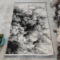 فرش پذیرایی نقرهای مشکی شیک کاشان۱/۵و۴و۶و۹و۱۲متری|فرش|تهران, بازار|دیوار