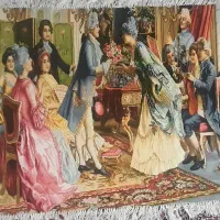 تابلو فرش دست بافت شاعر جوان