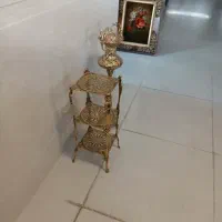 میز سه پایه برنجی کنار سالنی|مبلمان خانگی و میز عسلی|زنجان, |دیوار