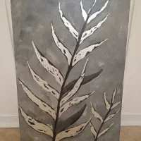 تابلو زیبای طوسی رنگ