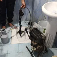 لوله بازکنی فنرزن چاه بازکن زنی شریف آبادعباس آباد