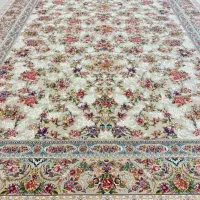 فرش ۹ متر نقشه بهشت نقره ای