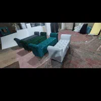پاف ۲نفره. پدیکور. مبل رستورانی|صندلی و نیمکت|کرج, شهرک نهال و بذر|دیوار