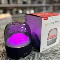 اسپیکر بلوتوثی شیشه ای قابل حمل رقص نور دار