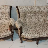 مبل سلطنتی  راحتی چوپ گردو