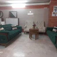مبل ۸نفره تختشو بهمراه عسلی۳تیکه کمجا نقد و اقساط|مبلمان خانگی و میز عسلی|اندیشه, اندیشه فاز ۱|دیوار