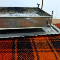 منقل‌وسینی‌ورشو‌.ودو‌عددقلیان‌قدیمی‌.مسی|کلکسیون اشیاء عتیقه|اهواز, کارون|دیوار