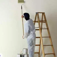 رنگ کاری و نقاشی ساختمان|خدمات پیشه و مهارت|کاشان, دشت چال|دیوار